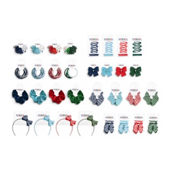 Wholesale Kids School Colours Hair Accessories FSDU | Wholesale Direct Wholesale Kids School Colours Hair Accessories FSDU | Wholesale Direct