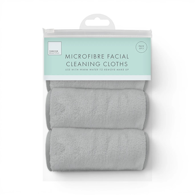 Wholesale Microfibre Facial Cleansing Cloths 3pk | Wholesale Direct