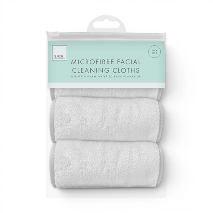 Wholesale Microfibre Facial Cleansing Cloths 3pk | Wholesale Direct