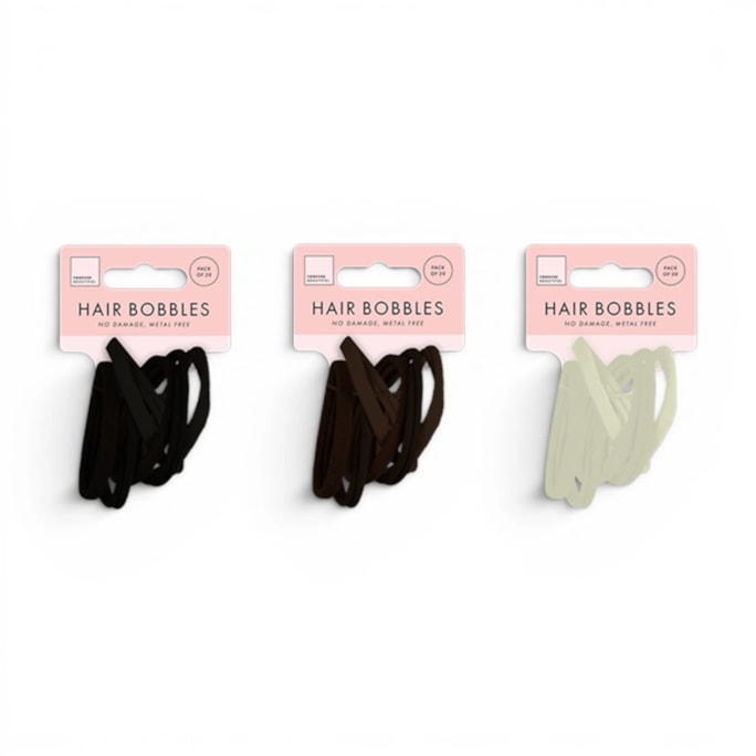 Wholesale Natural Hair Bobbles 20pk | Wholesale Direct