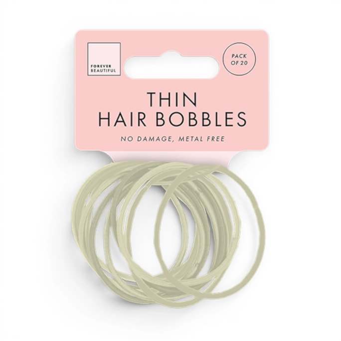 Wholesale Natural Thin Hair Bobbles 20pk | Wholesale Direct Wholesale Natural Thin Hair Bobbles 20pk | Wholesale Direct
