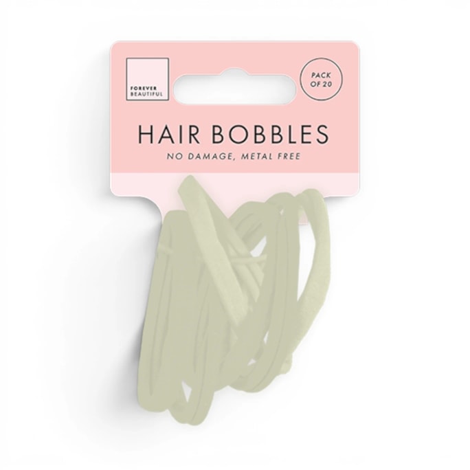 Wholesale Natural Rolled Hair Bobbles 20pk | Wholesale Direct Wholesale Natural Rolled Hair Bobbles 20pk | Wholesale Direct