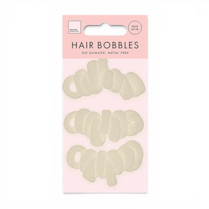 Wholesale Mini Rolled Hair Bobbles 30pk | Wholesale Direct