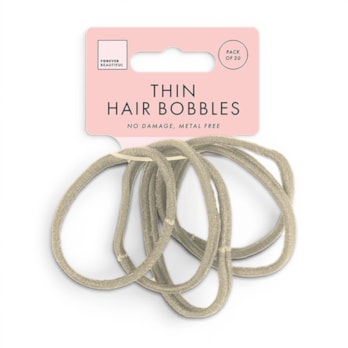 Wholesale Thin Rolled Hair Bobbles 20pk | Wholesale Direct