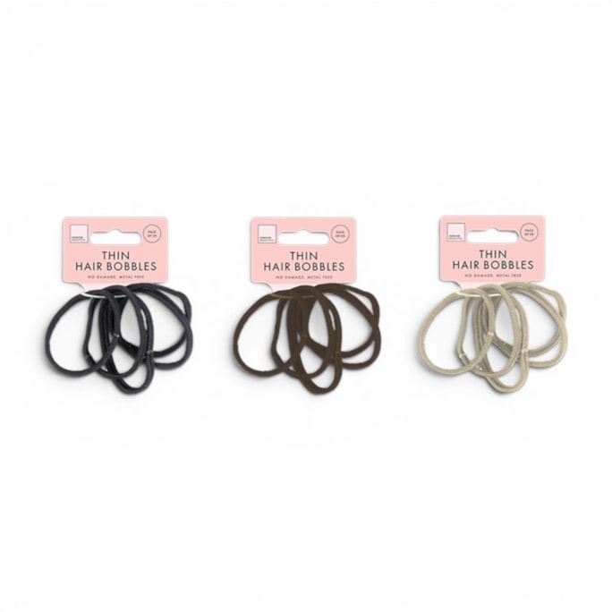 Wholesale Thin Rolled Hair Bobbles 20pk | Wholesale Direct Wholesale Thin Rolled Hair Bobbles 20pk | Wholesale Direct