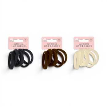 Wholesale Medium Rolled Hair Bobbles 20pk | Wholesale Direct