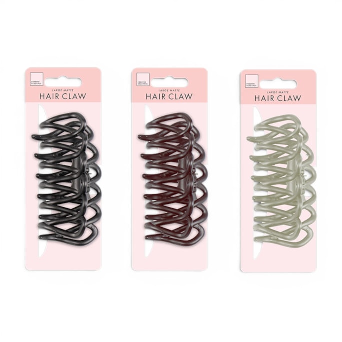 Wholesale Large Matte Hollow Hair Claw Clip | Wholesale Direct Wholesale Large Matte Hollow Hair Claw Clip | Wholesale Direct