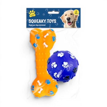 Wholesale Vinyl squeaky toy 2 pack | Wholesale Direct