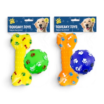 Wholesale Vinyl squeaky toy 2 pack | Wholesale Direct