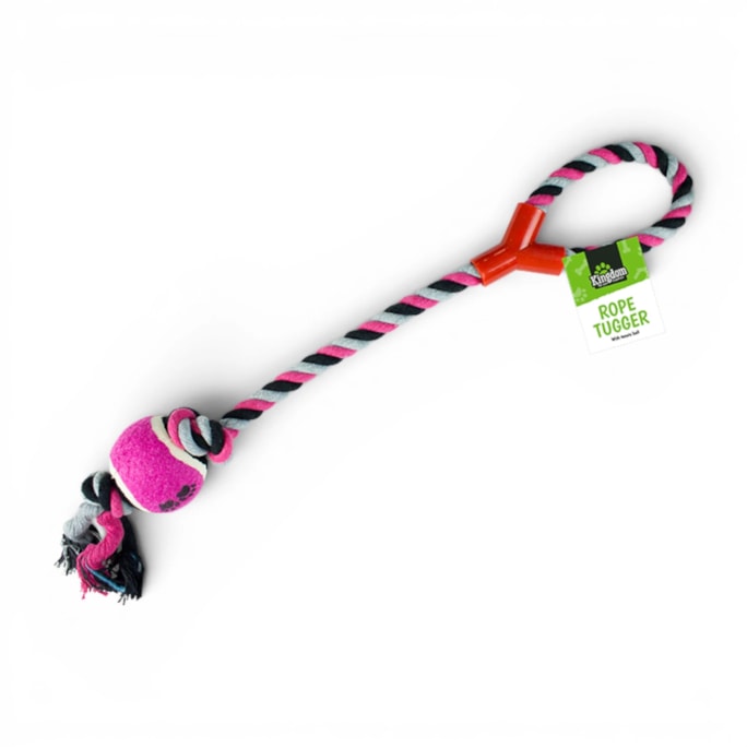 Wholesale Rope Dog Tugger Toy With Ball | Wholesale Direct