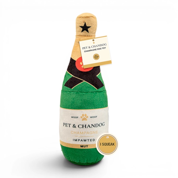 Wholesale Luxury Champagne Bottle Dog Toy | Wholesale Direct