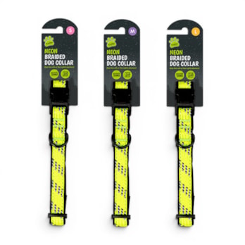 Wholesale Neon Braided Dog Collar | Wholesale Direct