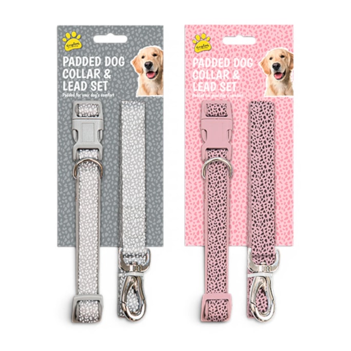 Wholesale Padded Nylon Collar and Lead Set | Wholesale Direct