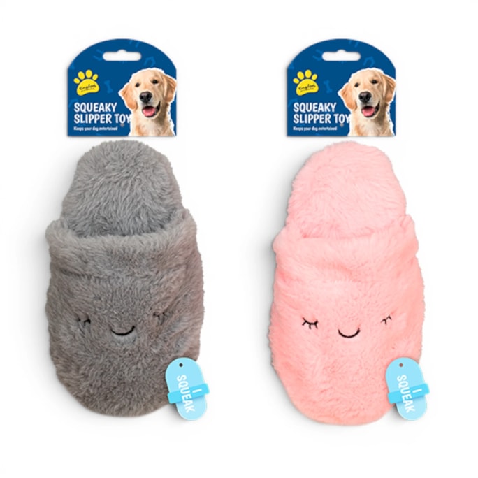 Wholesale Little Squeaky Slipper Dog Toy | Wholesale Direct