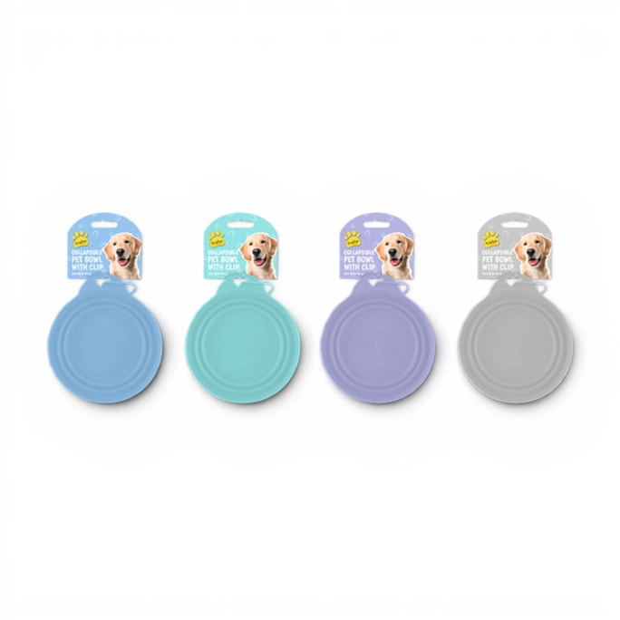 Wholesale Collapsible Pet Bowl With Clip 15cm | Wholesale Direct