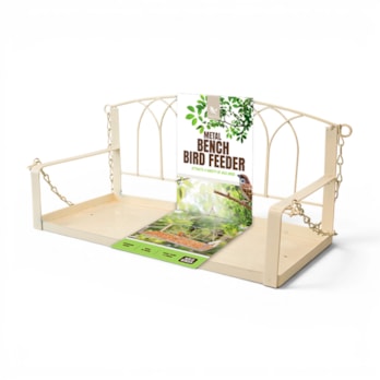 Wholesale Metal Bench Bird Feeder | Wholesale Direct