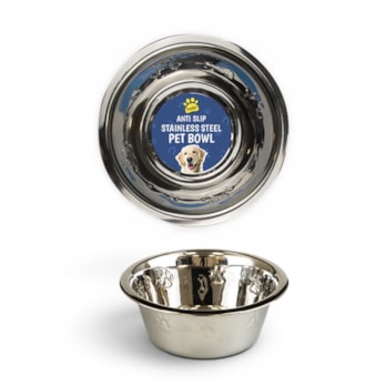 Wholesale Stainless Steel Anti Skid Pet Bowl 16cm | Wholesale Direct