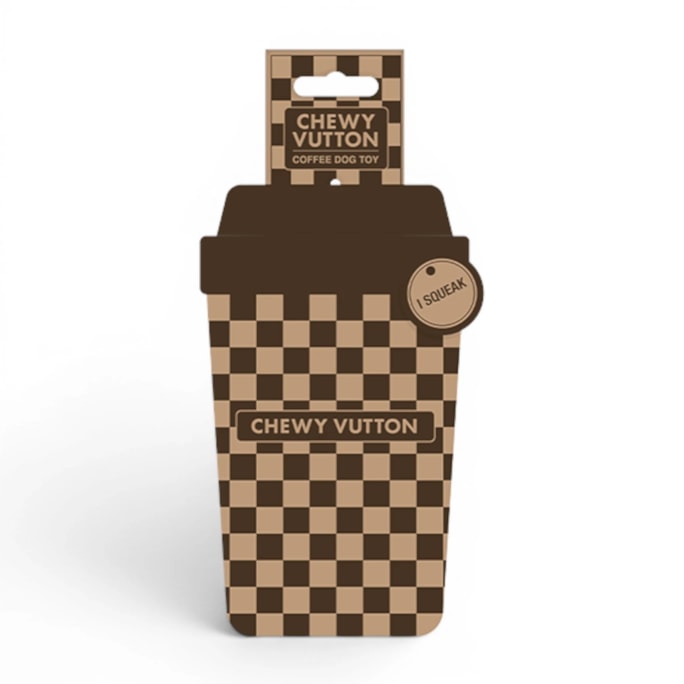 Wholesale Luxury Squeaky Coffee Dog Toy | Wholesale Direct