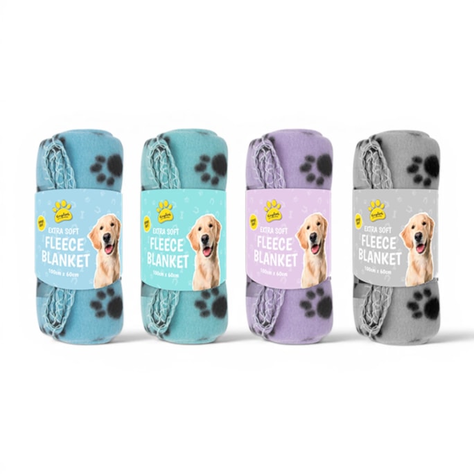 Wholesale Pet Fleece Blanket 60cm x 100cm | Wholesale Direct