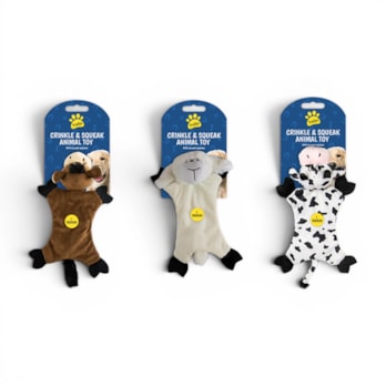 Wholesale Crinkle and Squeak Farm Animal Toy | Wholesale Direct