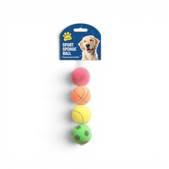 Wholesale Sport Sponge Ball 4 Pack | Wholesale Direct