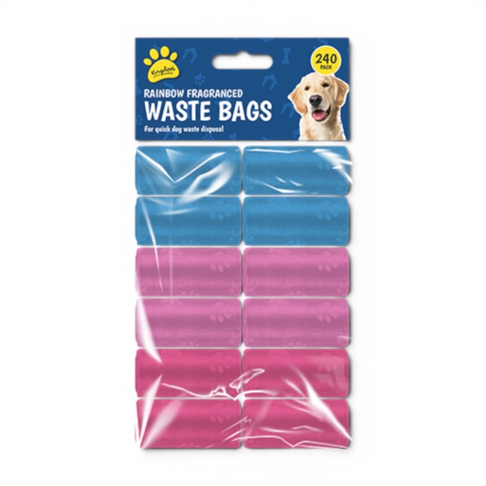 Wholesale Rainbow Fragranced Doggy Poo Bags 240pk | Wholesale Direct Wholesale Rainbow Fragranced Doggy Poo Bags 240pk | Wholesale Direct