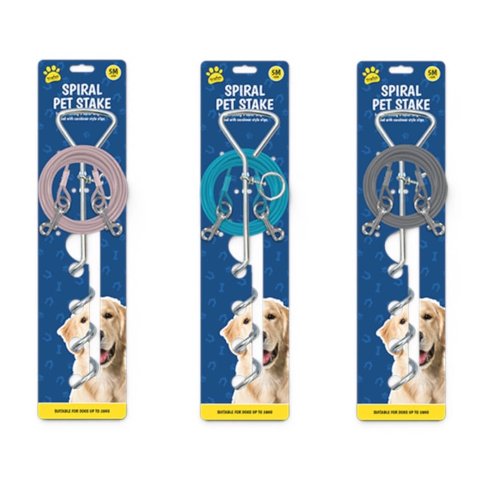 Wholesale Spiral Pet Stake 5m | Wholesale Direct Wholesale Spiral Pet Stake 5m | Wholesale Direct