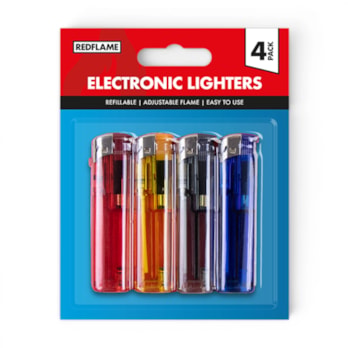 Wholesale Refillable Lighters - 4 Pack | Wholesale Direct