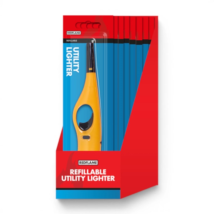 Wholesale Electronic Refillable Utility Lighter CDU | Wholesale Direct