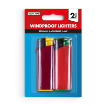 Wholesale Windproof Lighters - 2 Pack | Wholesale Direct