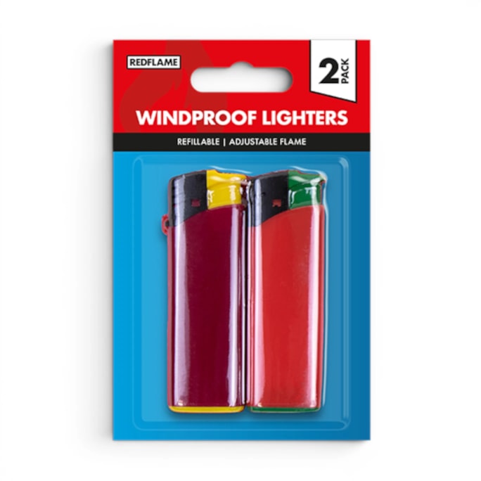 Wholesale Windproof Lighters - 2 Pack | Wholesale Direct