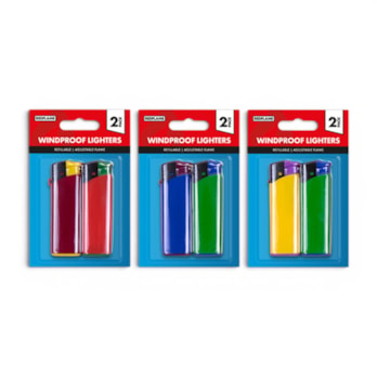 Wholesale Windproof Lighters - 2 Pack | Wholesale Direct