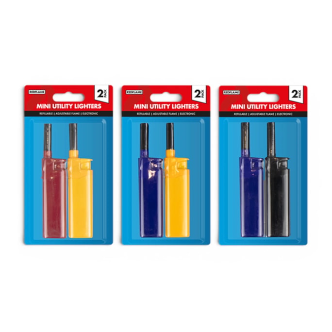 Wholesale Mini Electronic Utility Lighters 2 Pack | Wholesale Direct Wholesale Mini Electronic Utility Lighters 2 Pack | Wholesale Direct