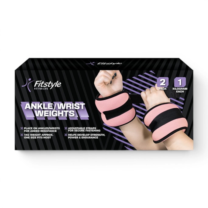 Wholesale Wrist/Ankle Weights 1KG 2pk | Wholesale Direct