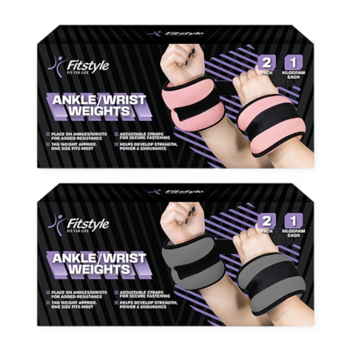 Wholesale Wrist/Ankle Weights 1KG 2pk | Wholesale Direct