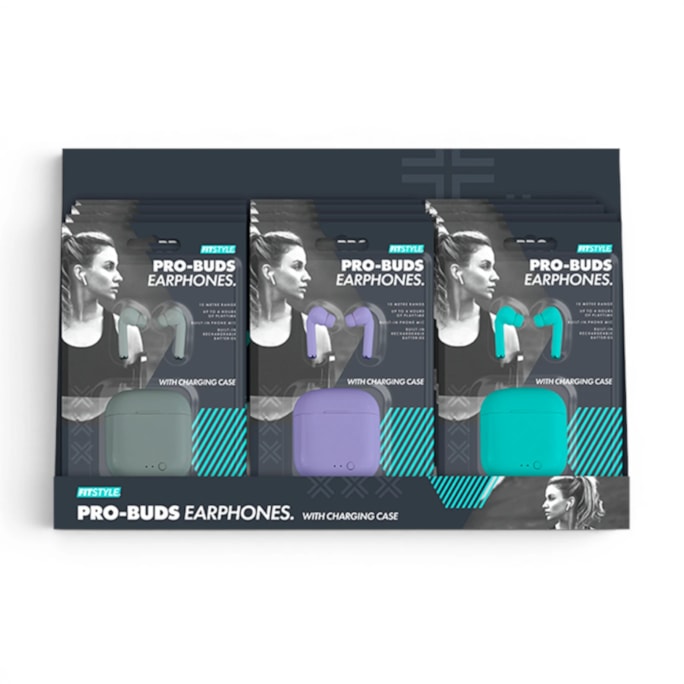 Wholesale Pro Earbuds with Charging Case CDU | Wholesale Direct Wholesale Pro Earbuds with Charging Case CDU | Wholesale Direct