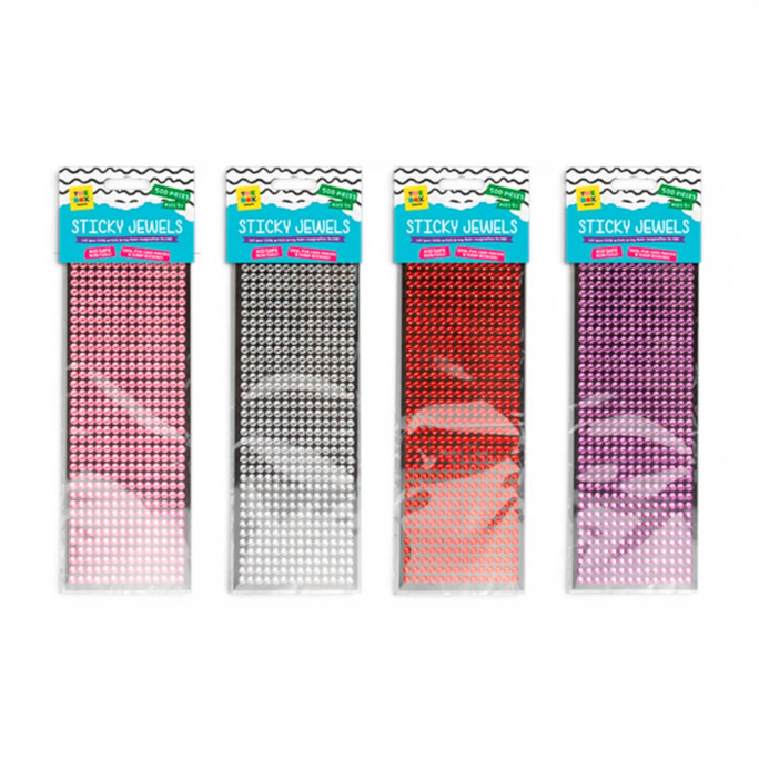 Wholesale Self Adhesive Jewels - 500 Pack | Wholesale Direct