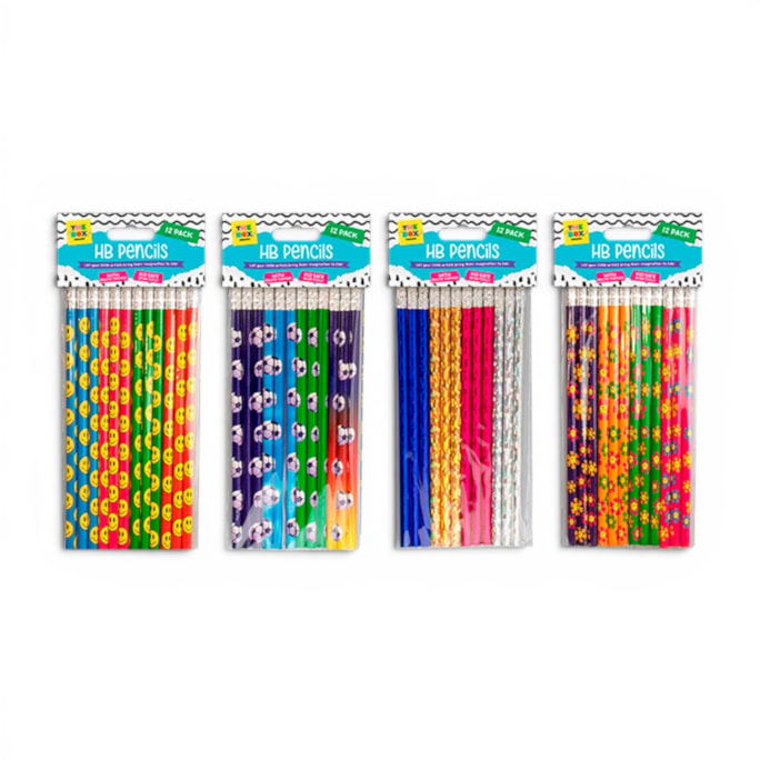 Wholesale HB Children's Pencils Printed 12pk | Wholesale Direct