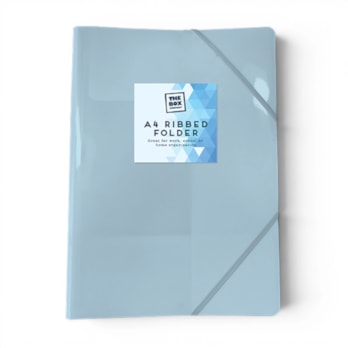 Wholesale Pastel A4 Ribbed Elasticated Folder | Wholesale Direct