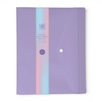 Wholesale Pastel Document Wallets 4pk | Wholesale Direct
