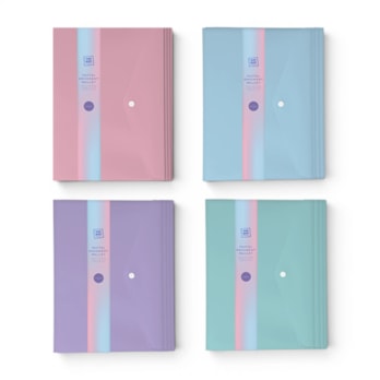 Wholesale Pastel Document Wallets 4pk | Wholesale Direct
