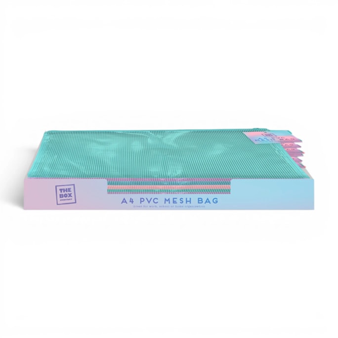 Wholesale Pastel A4 PVC Mesh Bag CDU | Wholesale Direct