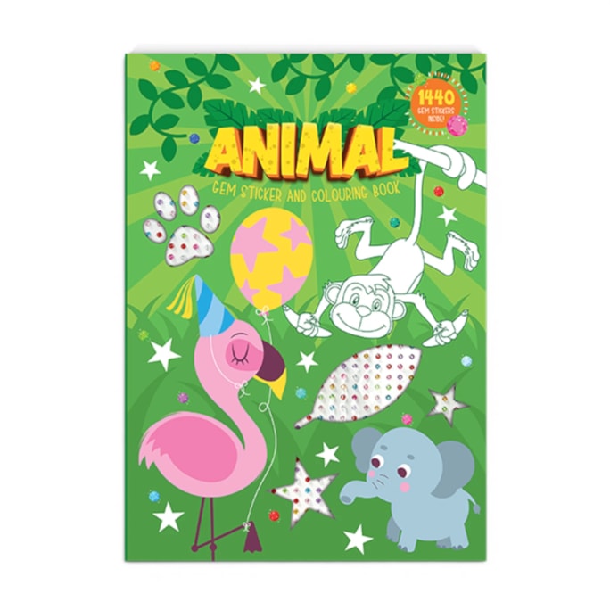 Wholesale Gem Sticker And Colouring Book | Wholesale Direct