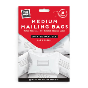 Wholesale Medium Mail Bags 240 x 320mm - 6pk | Wholesale Direct