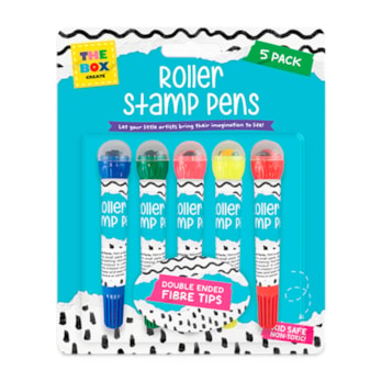 Wholesale Roller Stampers With Fibre Markers 5pk | Wholesale Direct