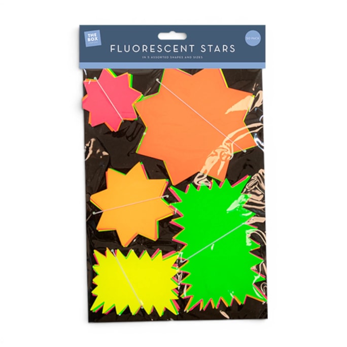 Wholesale Fluorescent Stars 50pk | Wholesale Direct Wholesale Fluorescent Stars 50pk | Wholesale Direct