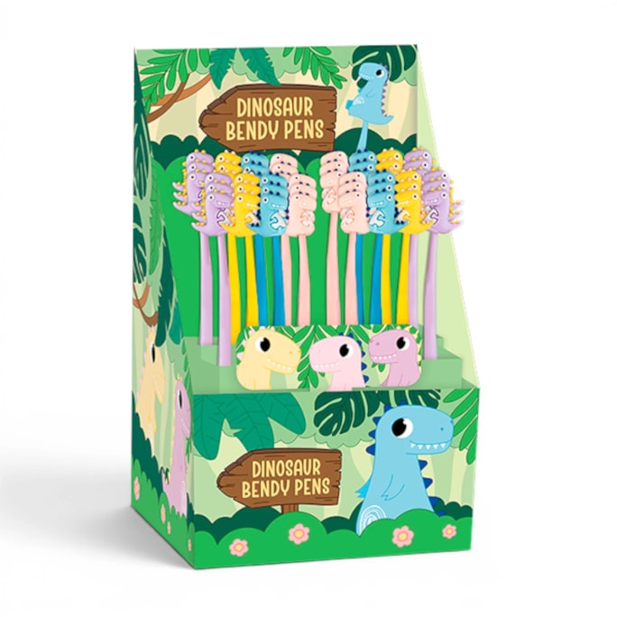 Wholesale Dinosaur Bendy Pens CDU | Wholesale Direct Wholesale Dinosaur Bendy Pens CDU | Wholesale Direct