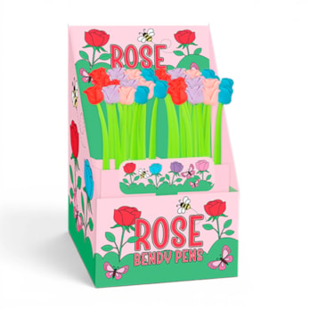 Wholesale Rose Bendy Pens CDU | Wholesale Direct Wholesale Rose Bendy Pens CDU | Wholesale Direct