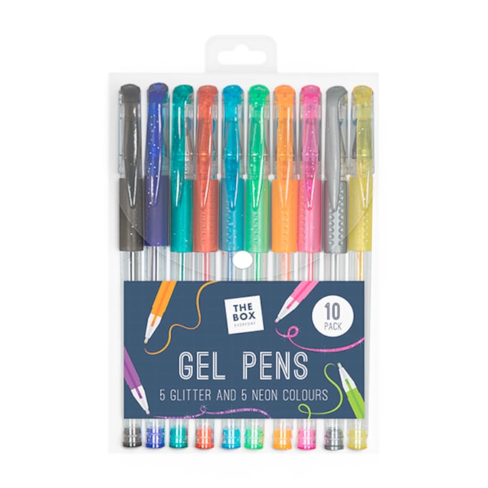 Wholesale Glitter Gel Pens 10pk | Wholesale Direct