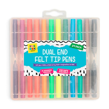 Wholesale Dual End Felt Tip Pens 24pk | Wholesale Direct